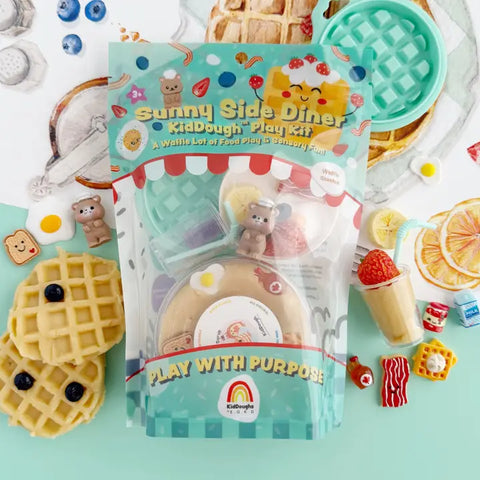 Sunny Side Diner KidDough Play Kit | Pancakes & Syrup Scented