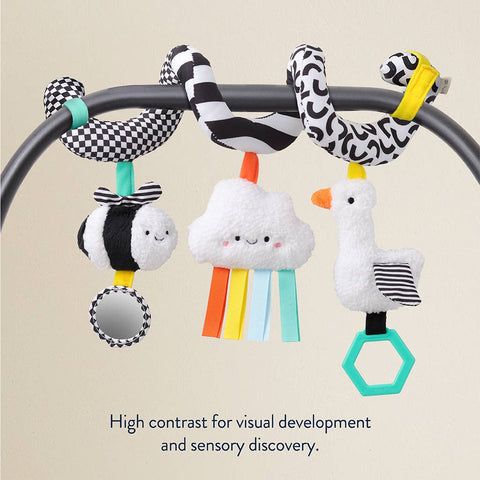 Itzy Bitzy™ Spiral Car Seat Activity Toy - Farm