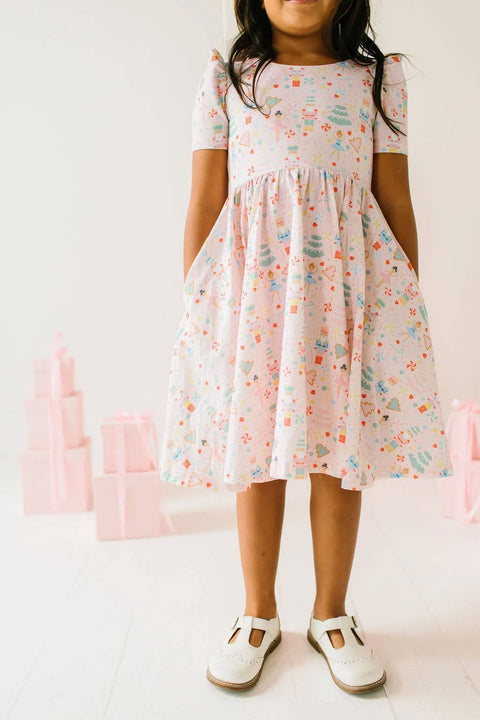 Puff Dress in Sugar Plum