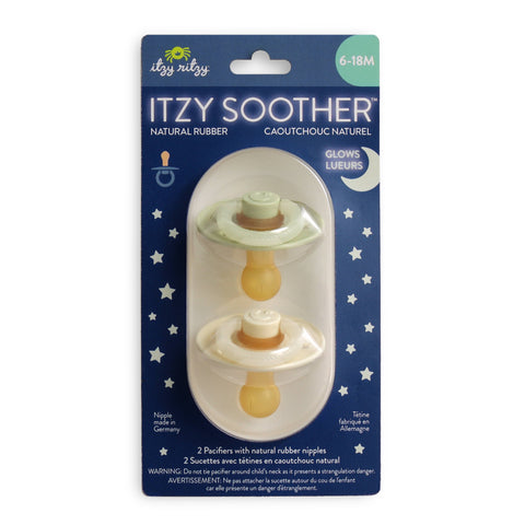 Itzy Soother™ Rubber Pacifier Set - Glow