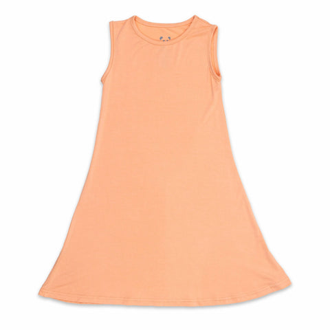 Sleeveless Bamboo Dress - Peach Fuzz