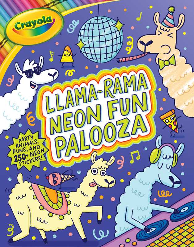 Crayola: Llama-rama Neon Fun Palooza Activity Book