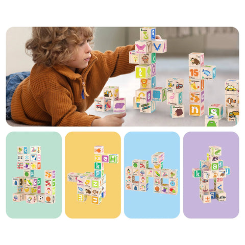 PicassoTiles 1" Magnetic Cubes Set (36 Pieces)