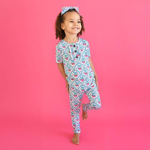 Cherry Bamboo Girls Lounge Set