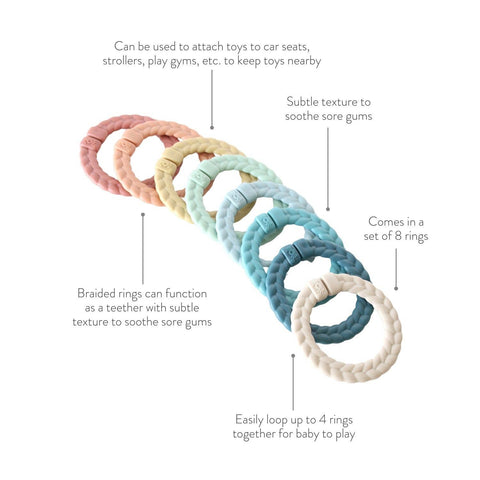 Itzy Linking™ Ring Set - Rainbow