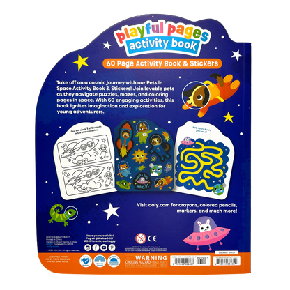 Playful Pages Activity Book: Pets in Space