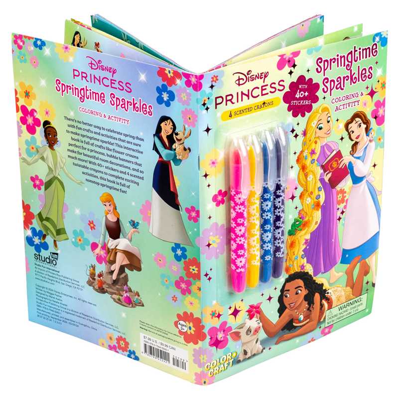 Disney Princess: Springtime Sparkles Activity Book