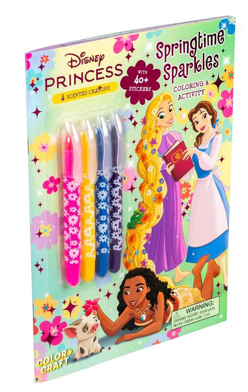 Disney Princess: Springtime Sparkles Activity Book