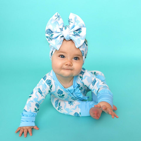 Savannah Ruffle Zip Bamboo Pajama