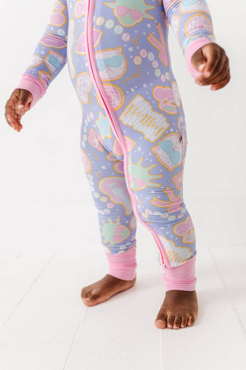 Lavender Haze Convertible Bamboo Pajama