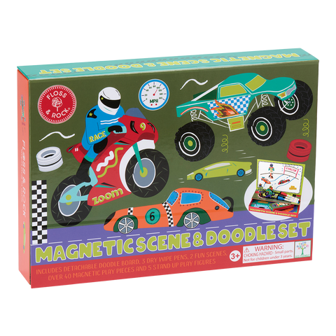 Cars Magnetic Scene & Doodle Set