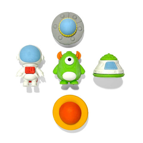 Outta This World Scented Puzzle Erasers (Set of 5)