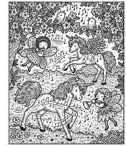 Magic Painting Book: Unicorn World