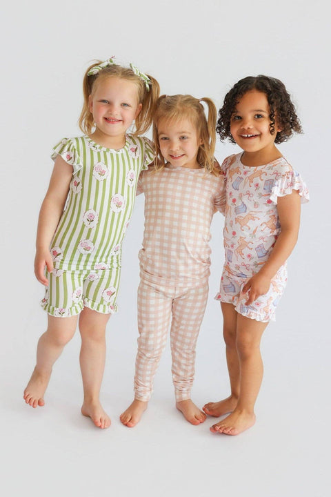 Girls Bamboo Ruffle Short Set - Kinsley's Bloom & Boots