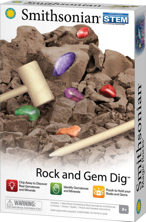Smithsonian Rock and Gem Dig Kit
