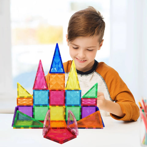 PicassoTiles Magnetic Tile Building Block (41 Pieces)