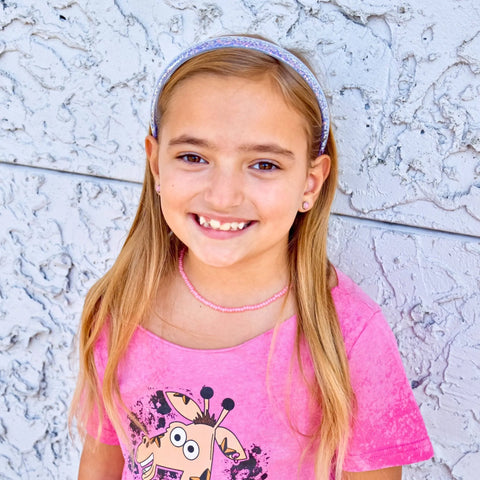 Shaker Glitter Headband - Purple