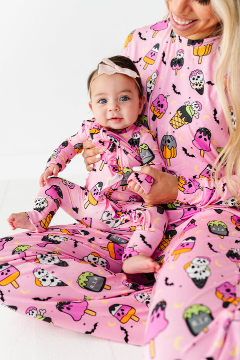 Scoops & Spooks Ruffle Convertible Romper