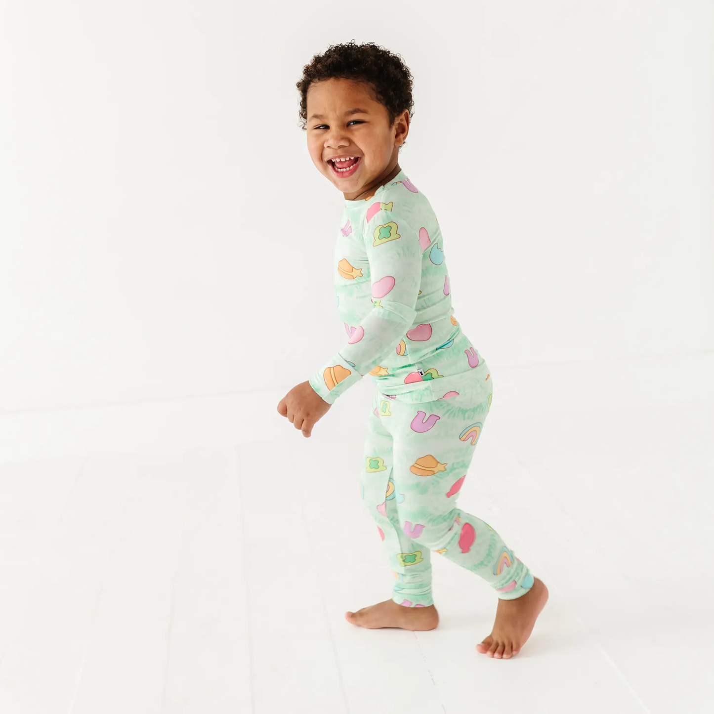 Charmed Life St. Patrick's Day Kids Bamboo Pajama Set