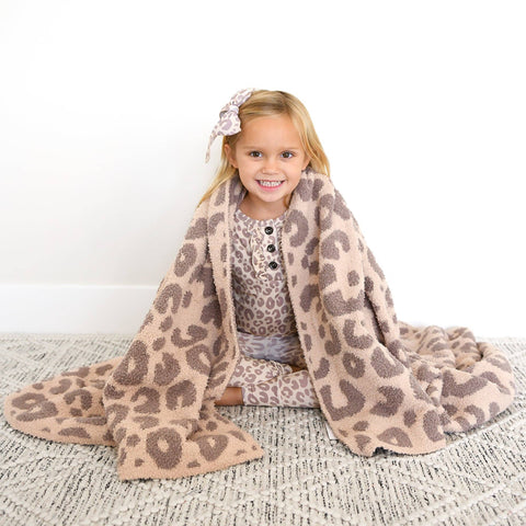 Amari Leopard Ruffle Bamboo Pajama Set