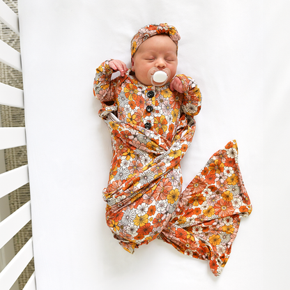 Louisa Bamboo Swaddle Blanket