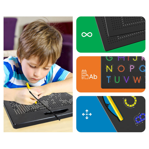 PicassoTiles Double-Sided Magnetic Drawing Tablet Pad