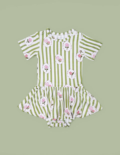 Baby Bamboo Tulle Bodysuit Dress - Rosie's Meadow