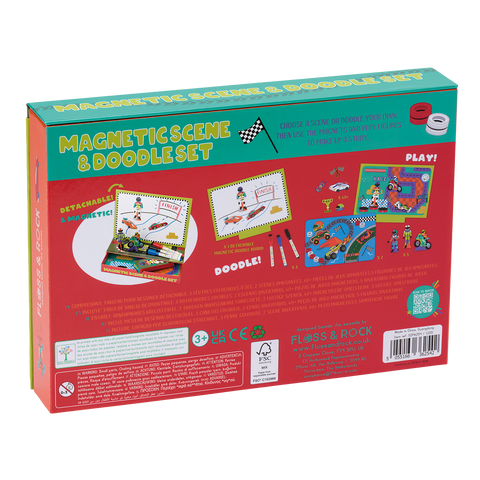 Cars Magnetic Scene & Doodle Set