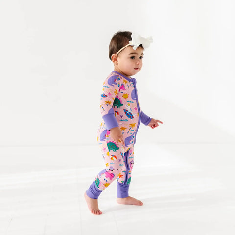 Diva Dinos Bamboo Convertible Footie