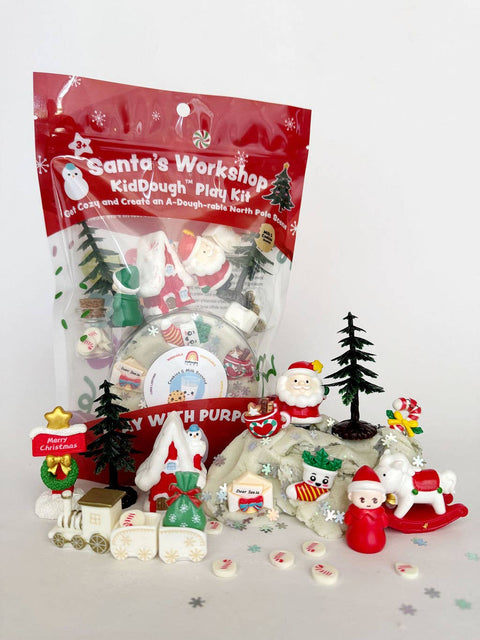Santa's Workshop KidDough Play Kit | Milk & Cookies Scented