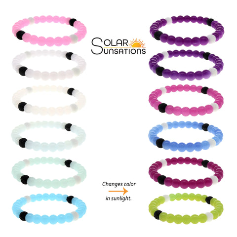 Color Changing Silicone Bubble Bracelet