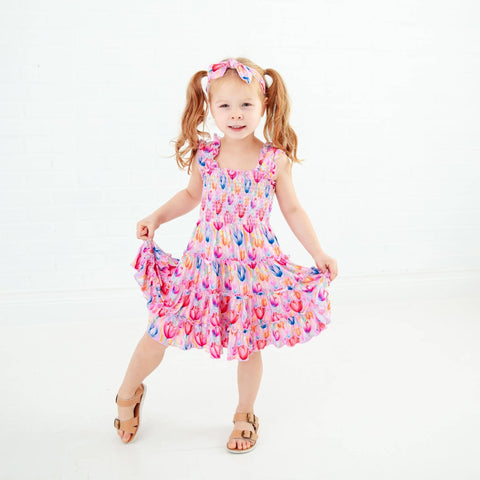 Vibrant Tulips Bamboo Topknot Headband