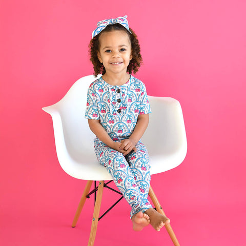 Cherry Bamboo Girls Lounge Set