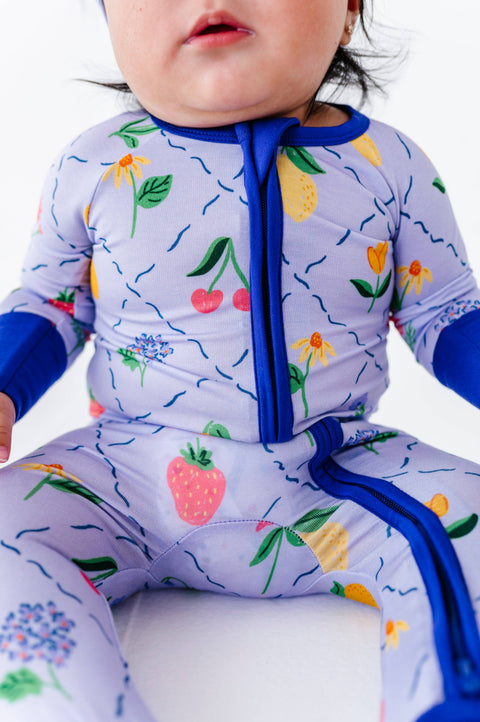 Fruit of the Bloom Bamboo Convertible Footie for Babies