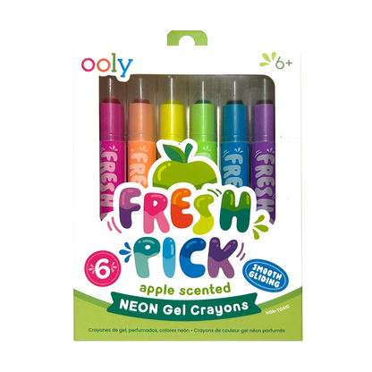 Fresh Pick Apple Scented Gel Crayons (Set of 6)