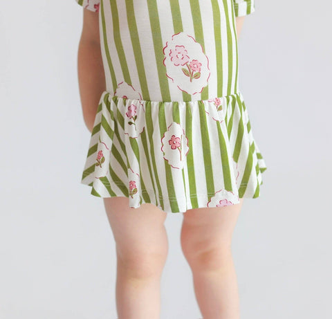 Baby Bamboo Tulle Bodysuit Dress - Rosie's Meadow