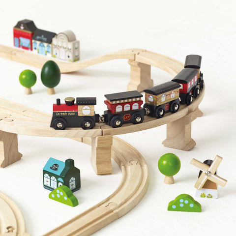 London Wooden Train Set