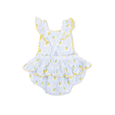 Ric Rac Ruffle Sunsuit - Lovely Lemons