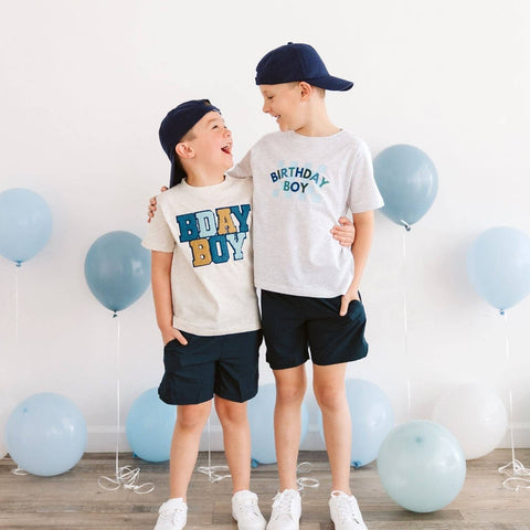 Birthday Boy Checker Short Sleeve T-Shirt