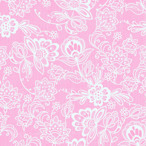 Bamboo Baby Convertible Ruffle Zipper Pajama Pink Lace