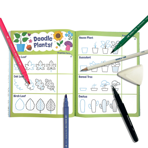 Doodle Fun: Draw & Color Activity Kit (17 PC Set)