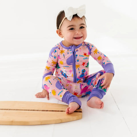 Diva Dinos Bamboo Convertible Footie