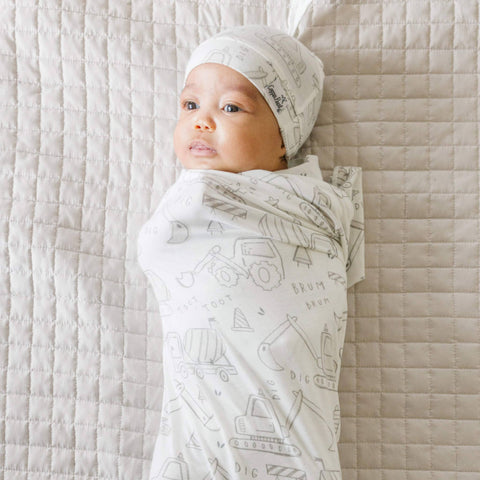 Knit Swaddle Blanket - Gage