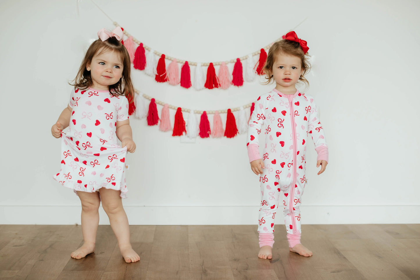 Hearts & Bows Bamboo Pajama