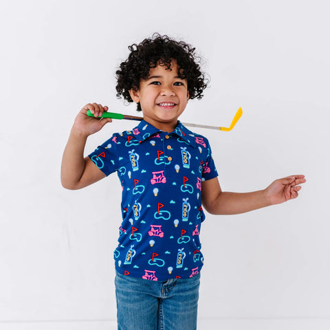 Neon Golf Polo Shirt