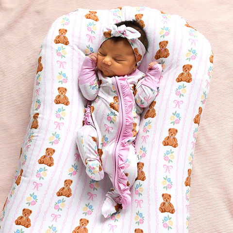 Gillian Ruffle Zip Bamboo Pajama