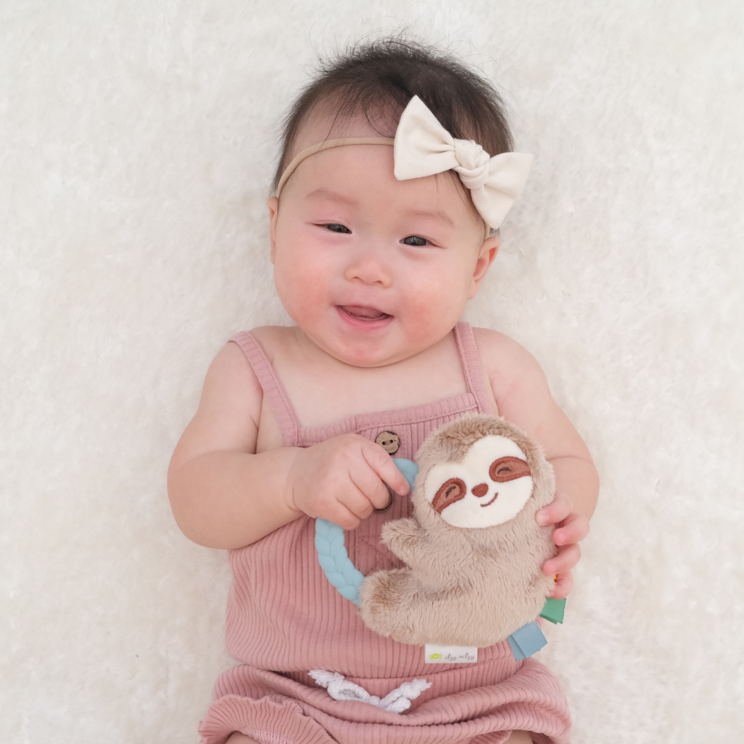 Ritzy Rattle Pal™ Plush Rattle Pal with Teether: Sloth