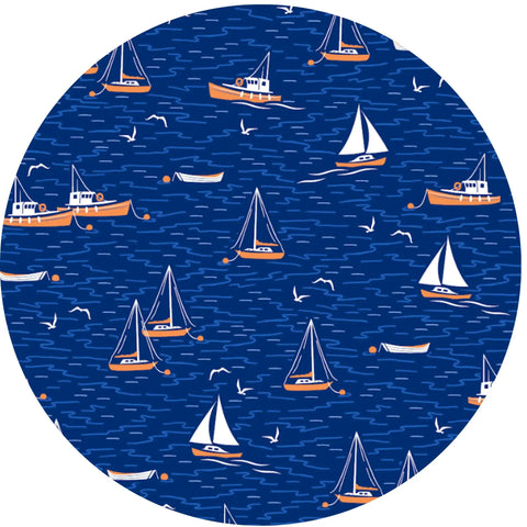 Sailboats Convertible Footies