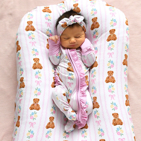 Gillian Ruffle Zip Bamboo Pajama
