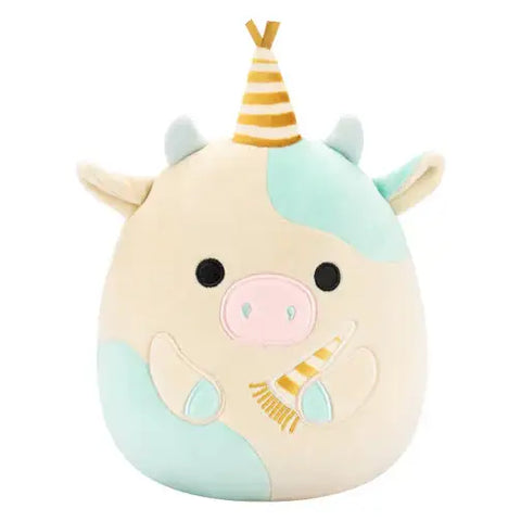 Squishmallow Belana Birthday Cow